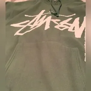 Stussy Tops Stussy Hoodie Green Large Poshmark